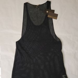 Roberto Cavalli SS15 Woven Tank Top T-Shirt